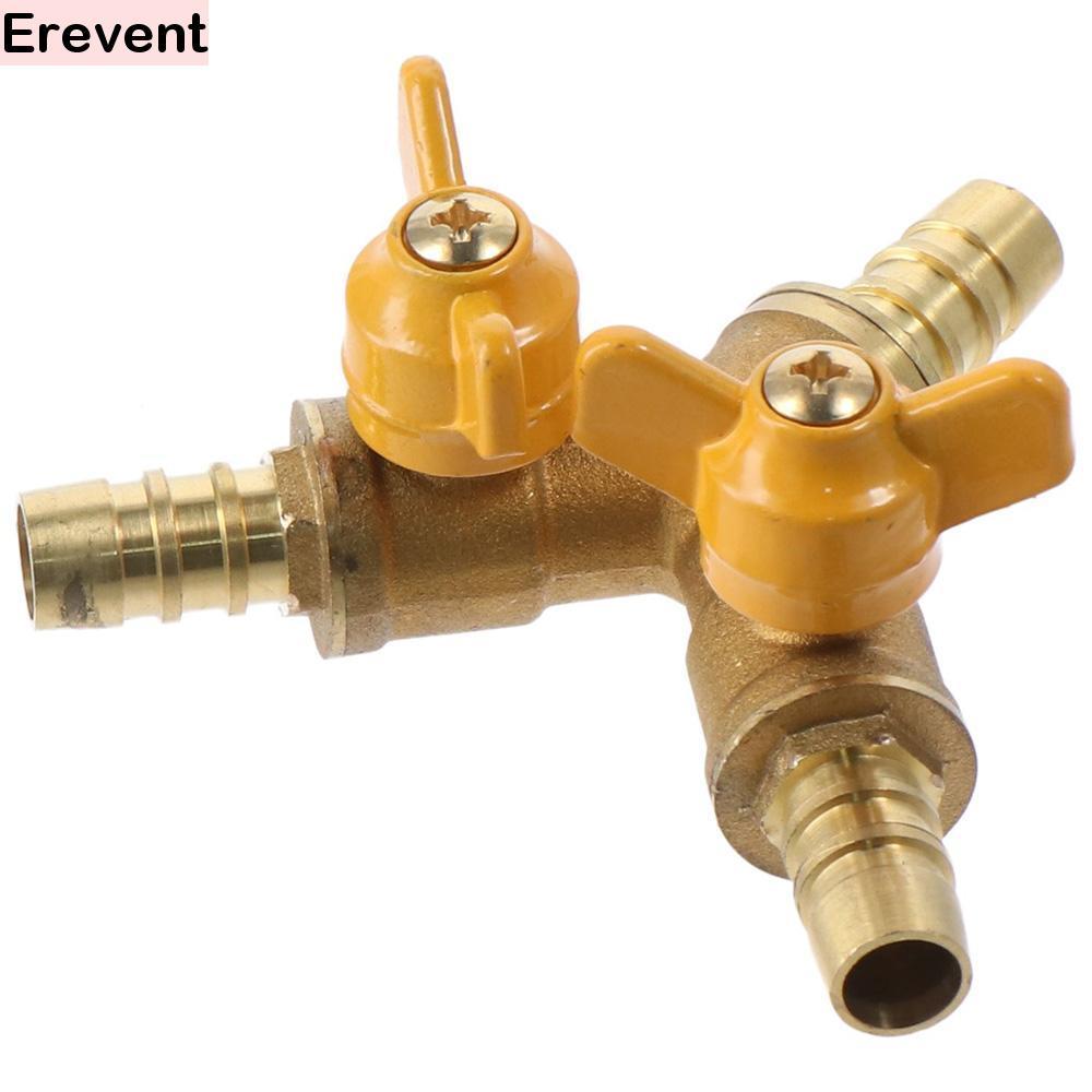 Válvula De Esfera Fechada SUNSET , Em Forma De Y De 3 Vias E 2 Interruptores , Conector De Encaixe De Tubo De Latão Farp