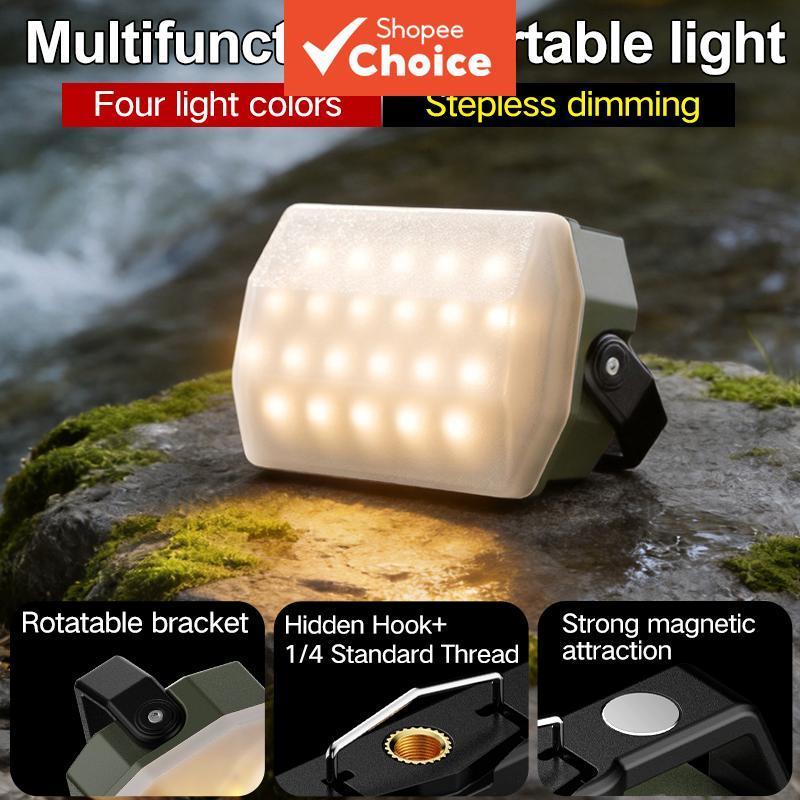 Luzes de camping ao ar livre, tendas portáteis de camping, luzes de trabalho para camping, luzes suspensas de atmosfera,
