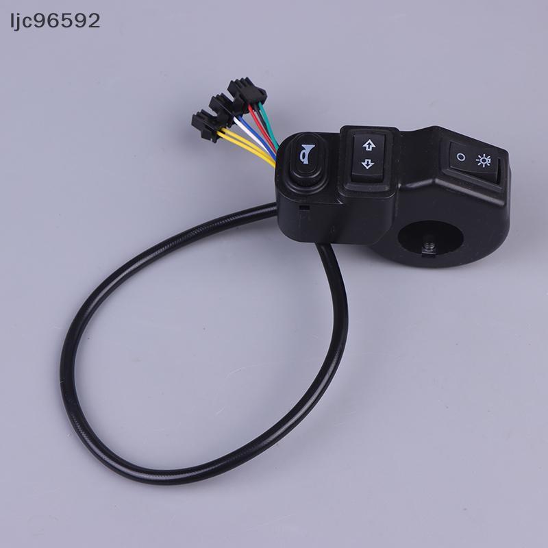 [ljc] DC12V 3 Em 1 Interruptor De Motocicleta Faróis Quádruplos Buzina De Sinal De Mudança Botão Liga/Desliga Para Bicic