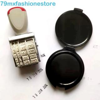 Carimbo De Roda De Data Digital MXFASHIONESB , De Borracha Autotintado Ajustável Vintage , Impressão Clara