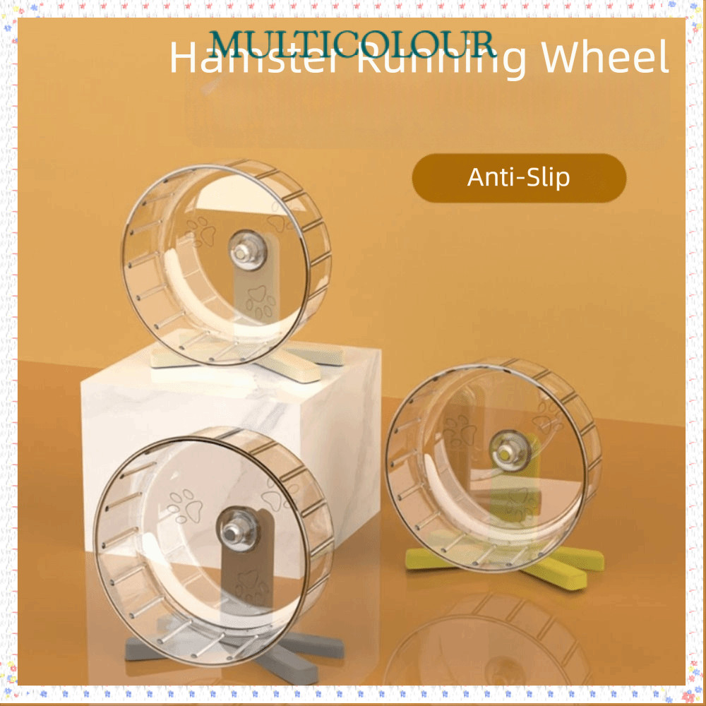 Roda De Corrida De Hamster Multicolor , Exercício Transparente Silenciosa Para Animais De Estimação  , Brinquedo Plásti