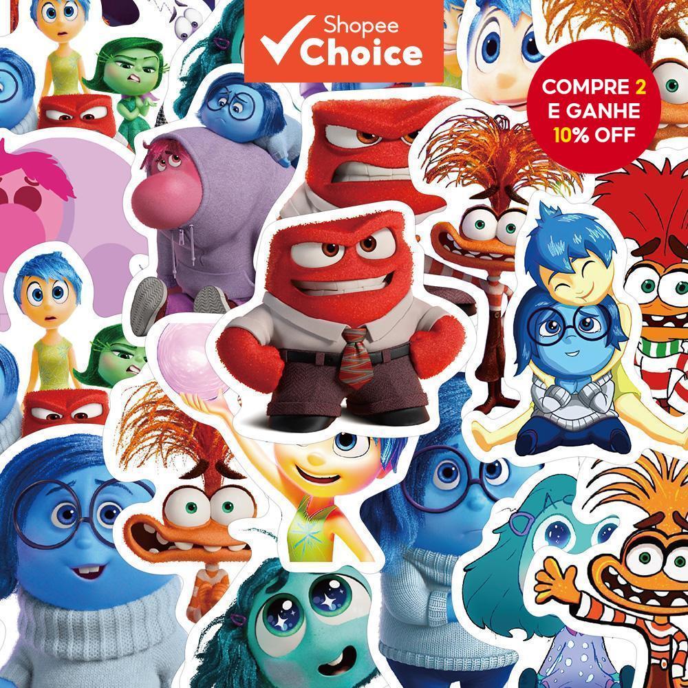 50 Peças Adesivos Graffiti Desenho Animado PVC Decoração À Prova d'Água para Garrafas de Água, Laptop e Computador em Oferta na Shopee