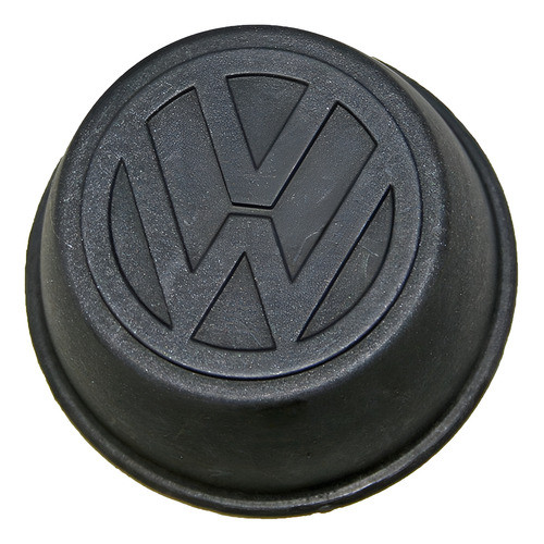 Calota Miolo Central Da Roda Vw Fusca Brasília Gol Passat Preto