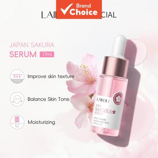LAIKOU Sakura Sérum Essência Reduz Poros Rejuvenescimento da Pele Sérum Clareador 17ml