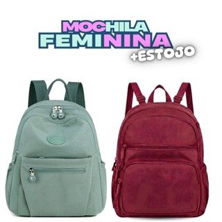 Kit Escolar Feminino Mochila Look Moda com Estojo em Oferta na Shopee
