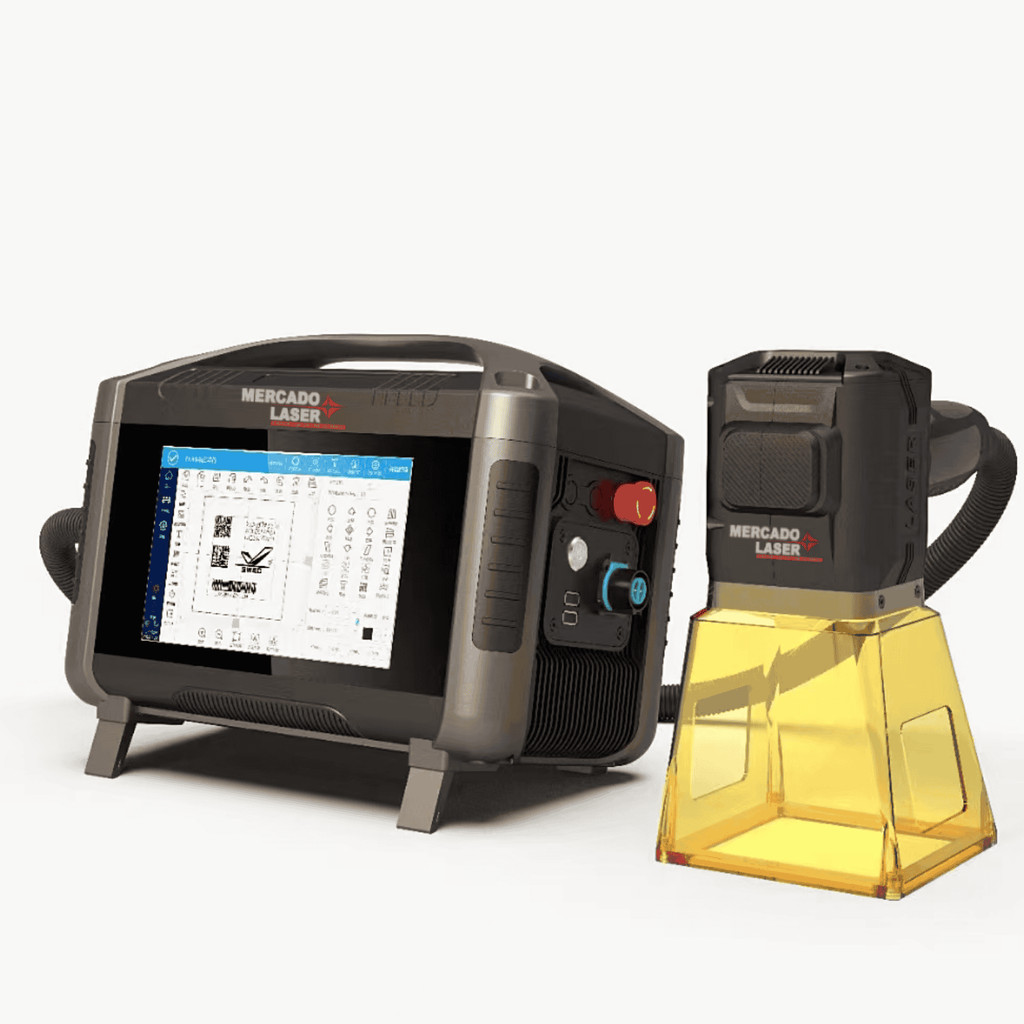 MÁQUINA FIBER LASER PORTÁTIL VACINA ANTI FURTO 30W COM BATERIA