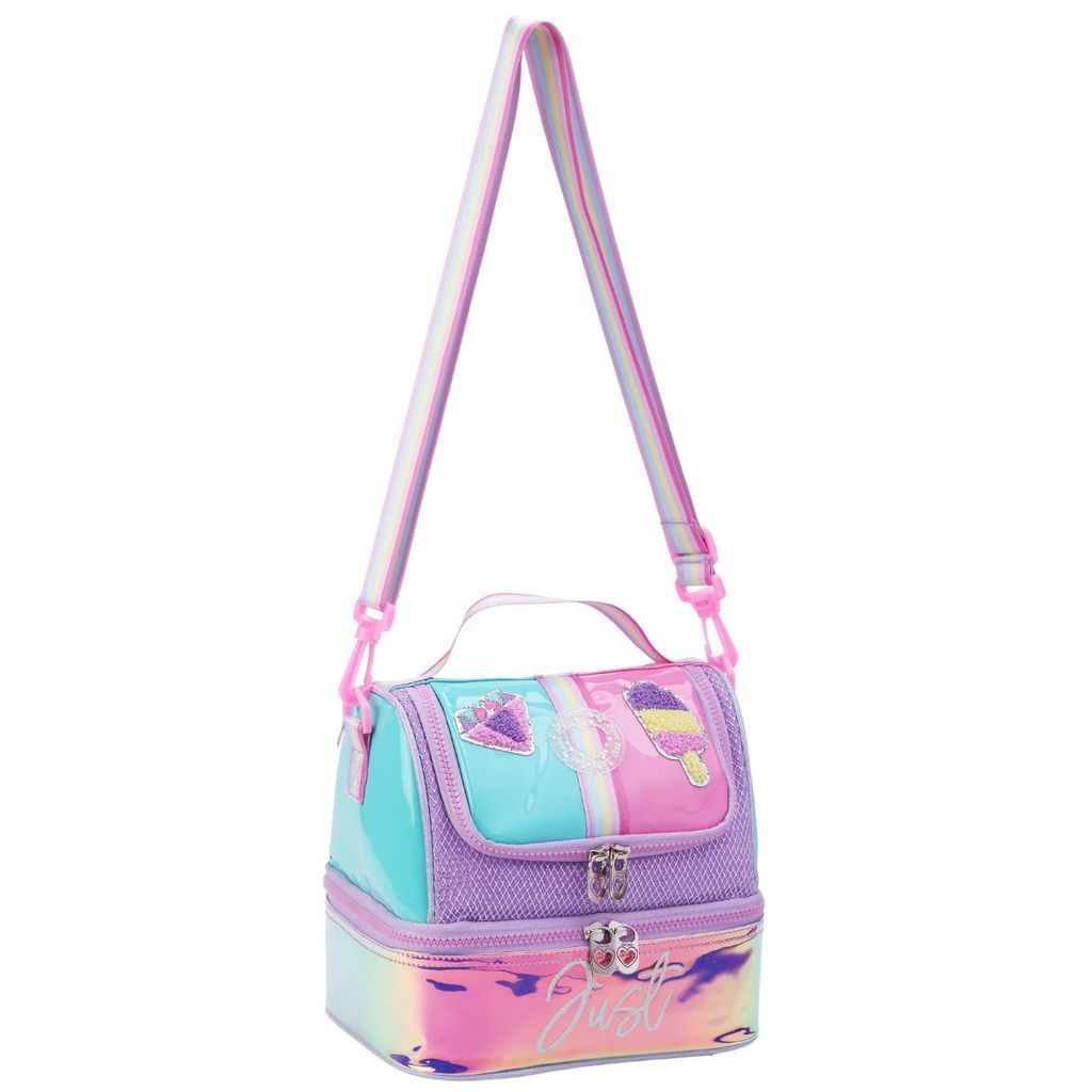 Lancheira Bolsa Térmica Juvenil Menina 2 Compartimentos Escolar Reforçada em Oferta na Shopee