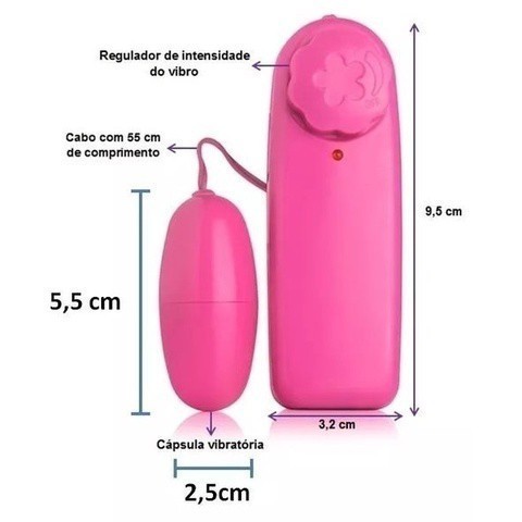 Vibrador Feminino Bullet com Capsula Estimulador Clitóris Sex Shop em Oferta na Shopee