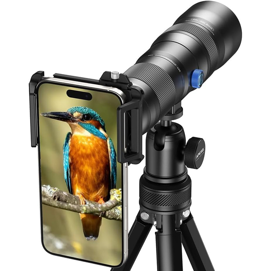 Lente Telefoto Luneta P/ Celular 20-60x Foto Lua Aves Apexel
