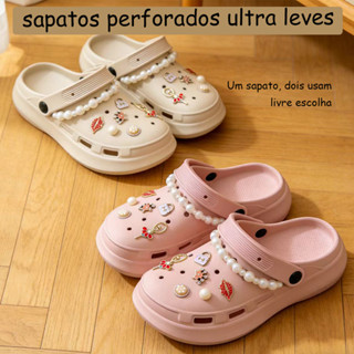 Sandália Anticolisão e abrasão pantufa Chinelos fechados Desodorante Buracos e sapatos Versão antiderrapante Sapatos em Oferta na Shopee