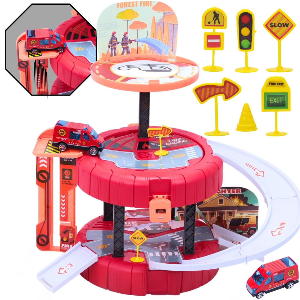 Estacionamento de Bombeiros Elevador de Carrinhos - Castela