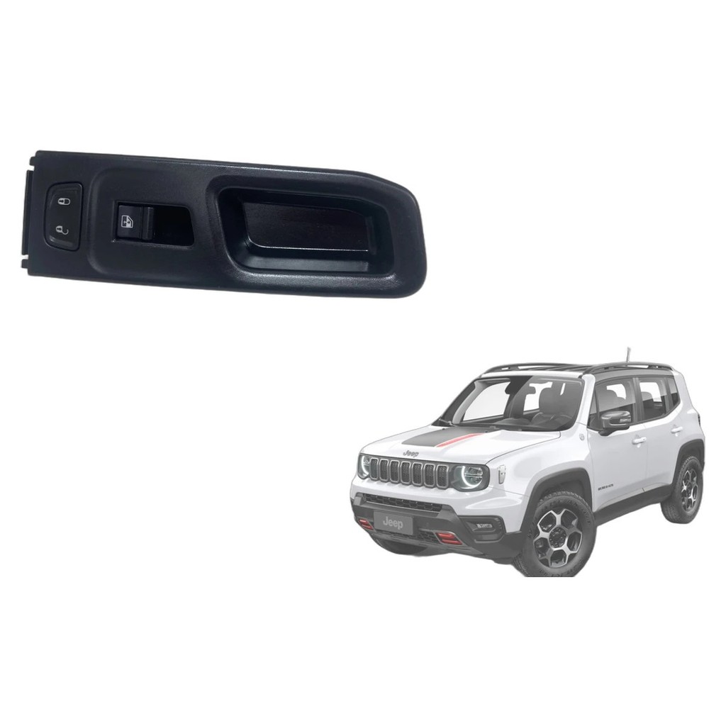 Moldura Botão Vidro Elétrico Diant Dir Jeep Renegade 2017 A 2021 usado