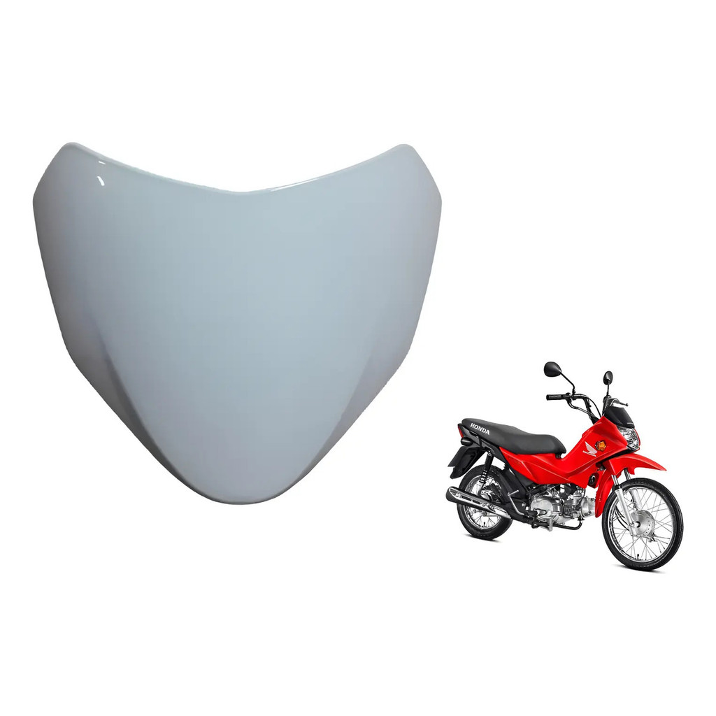 Carenagem Farol Capa Frontal Pop 110i 2016 a 2022 Branca