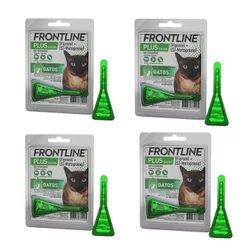 04 Antipulgas e Carrapatos Pipeta Frontline Plus Gatos Spot On