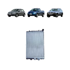 RADIADOR GOL PARATI SAVEIRO 1.6 1.8 2.0 COM AR 1995 1996 1997 1998 1999 2000 2001 2002 2003 2005 2006 2007 A 2008