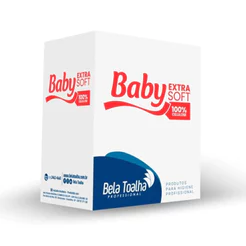 Papel higienico rolão 100% Celulose folha dupla 10x250 com 8 rolos Baby