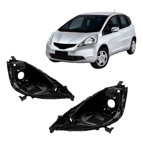 Par Carcaça Farol Fit 2009 2010 2011 2012