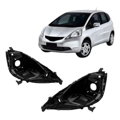Par Carcaça Farol Fit 2009 2010 2011 2012