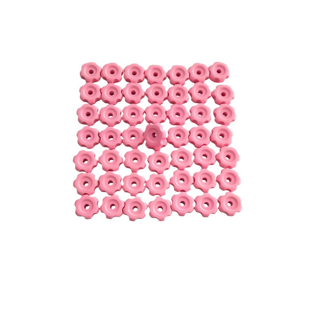 Manípulo Margarida Rosa Femea 8mm Estante Prato de Bateria 50un