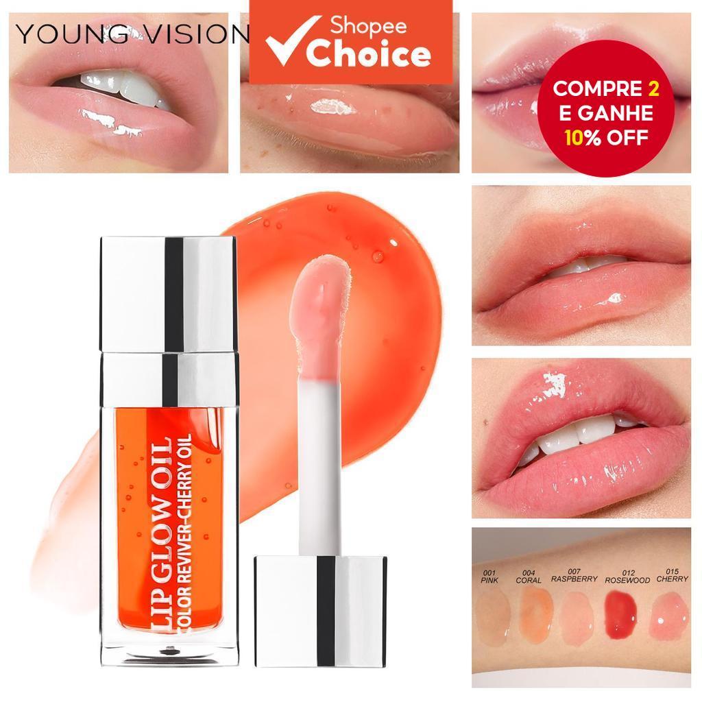 Óleo De Mel Labial YOUNG VISION : Plumping , Nutritivo , 6ml , Batom De Maquiagem Barato C...