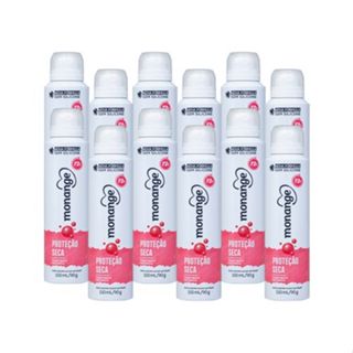 Kit Desodorante Proteção Aerossol Monange 150ml - 12 UN em Oferta na Shopee
