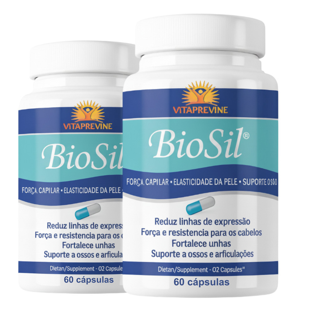 2 BioSil Premium 60 cápsulas - Fórmula avançada - Promoção