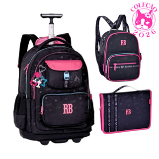 Kit Mochila de Rodinhas com Lancheira e Estojo 96 Pens Rebecca Bonbon Urban Mix em Oferta na Shopee