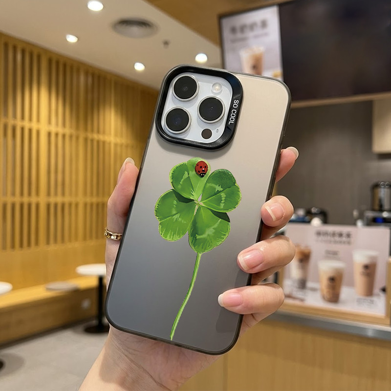Capa De Telefone Joaninha Trevo De Quatro Folhas 3D Para Redmi 10 12C 13C 9A A2 3 Note Pro 4G 5G Xiaomi Poco IMD