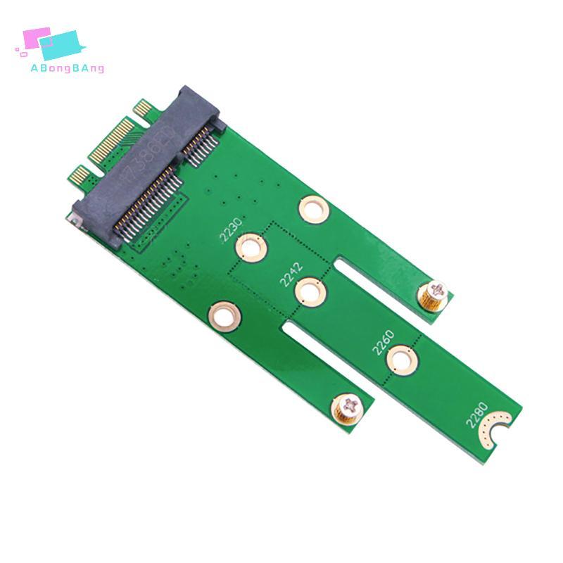 Abongbanghn NGFF M . 2 B Chave Para MSATA Mini PCI-E Express SATA 3.0 SSD Suporta Slot De Modo Macho Conversor Placa Ada