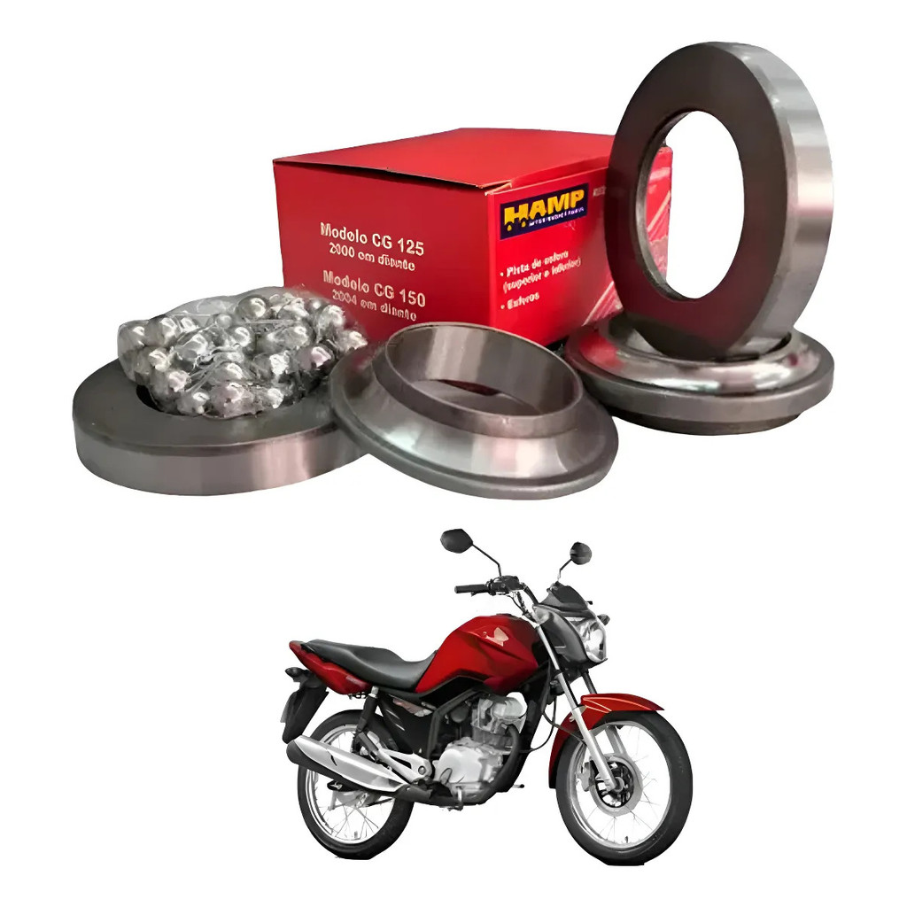 Kit Caixa De Direção Honda Titan Fan Cg 125/150/160 Original