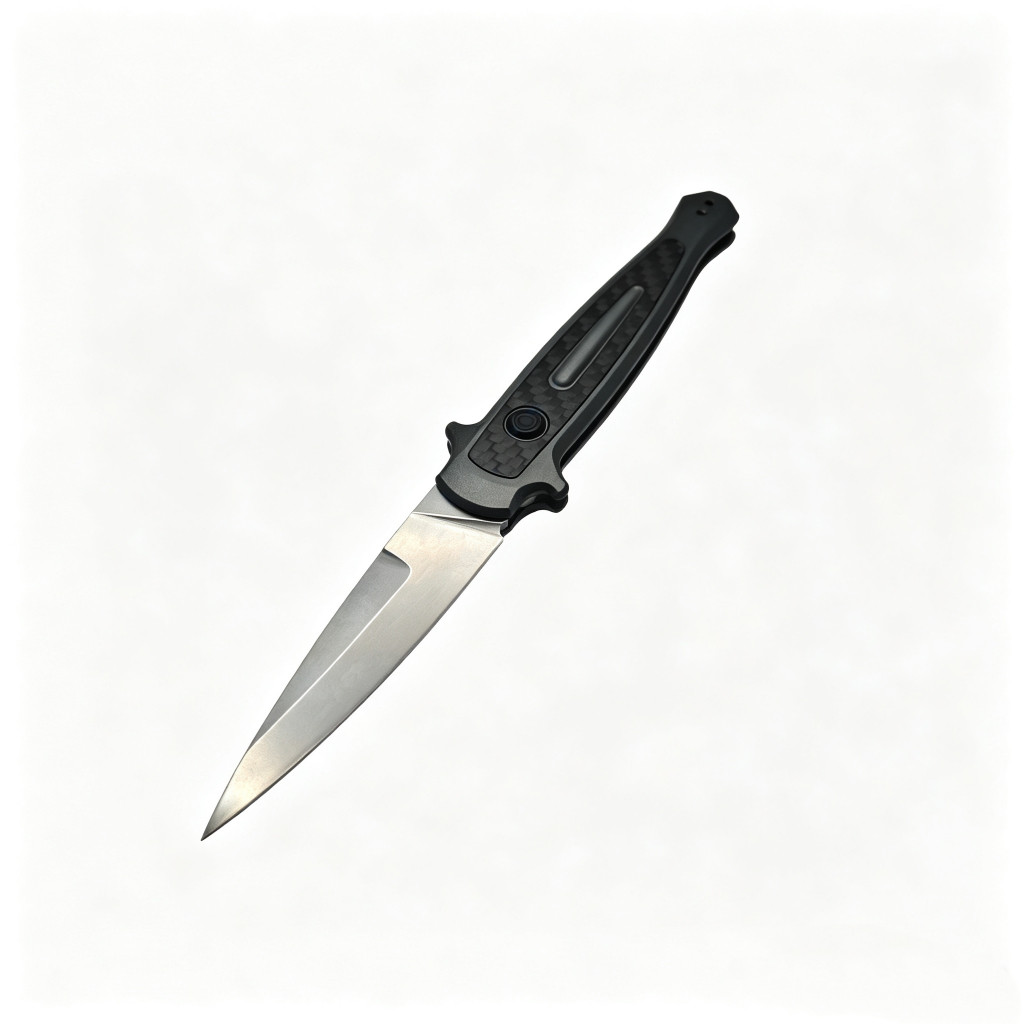 Canivete Top Automatico Com Clip e Trava Aço CPM154 KER7150 KNIFE MATRIX