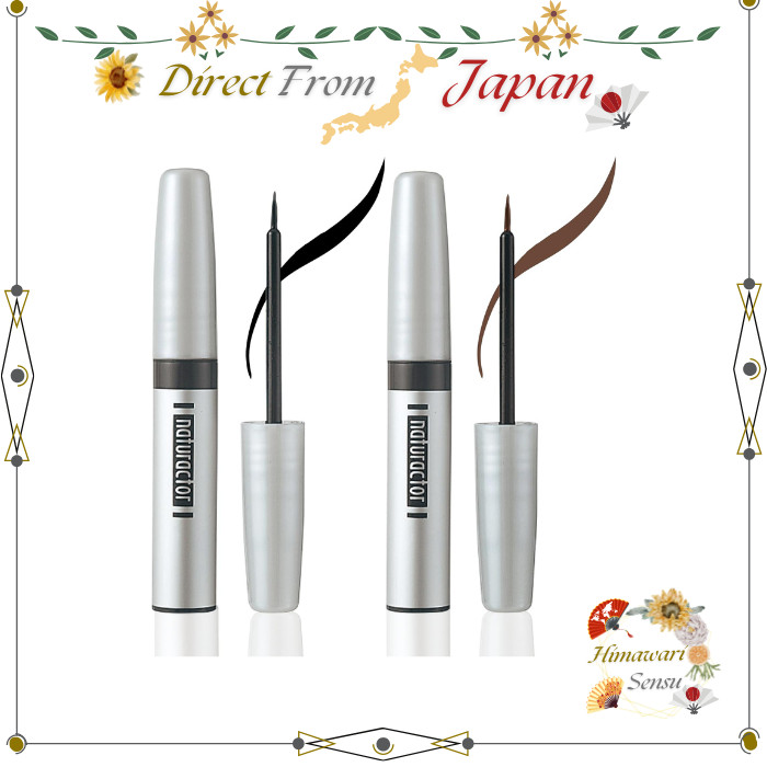 Naturactor Liquid Eyeliner Black Dark Brown Smudge Resistant Film Type【 Direct from Japan 】