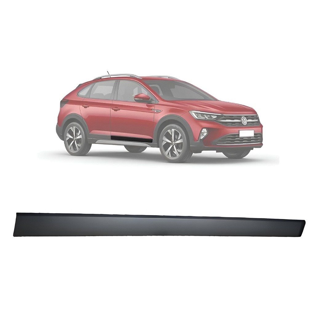 Moldura Porta Diant. Direita Volkswagen Nivus 2020 a 2024 1.0 TSI Flex