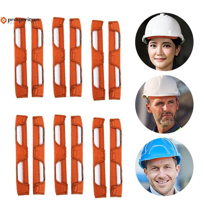 [PPTS] 2/6pcs Capacete Sweatbands Chapéu Duro Soldagem Suor Banda Almofada Sweatband Pad Para Verão