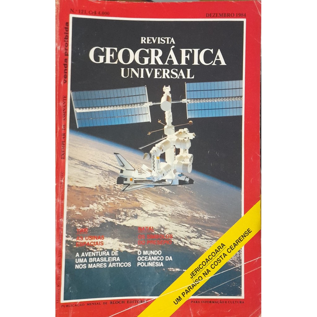 Revista Geográfica Universal nº 121 Dezembro 1984 de Bloch 8000749