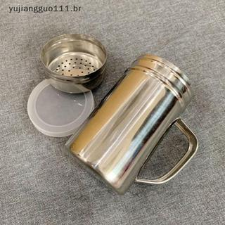 # Novo 1 Peça Ferramenta De Cozinha Com Alça Shaker Pimenta Açúcar Sal Dispensador De Aço Inoxidável .