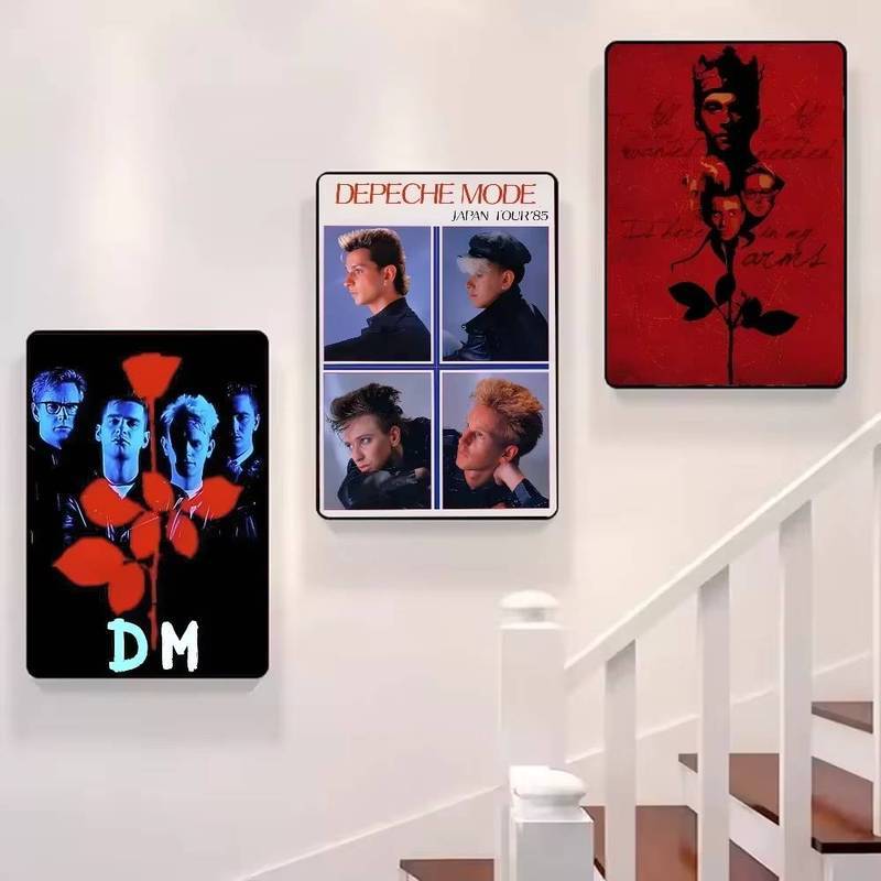Singer Depeche Mode Band Poster Art Wall Home Living Room Bedroom Bar Aesthetic Decoration Canvas Painting Wall Art Room