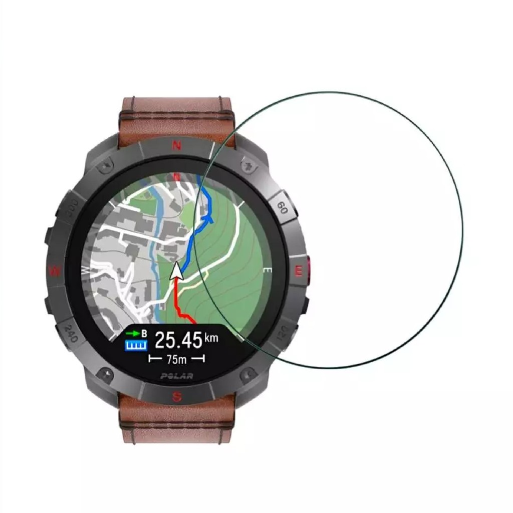 Película de Hydrogel relogio para smartwatch Aurafit G6 Trek Am18 Am32 37mm (Privativa, Fosca, Transparente)