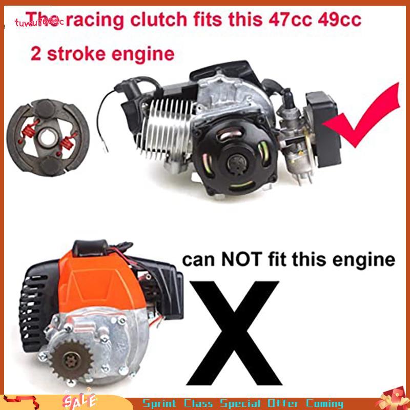 Alto 44-6 Desempenho Embreagem Mini Motor Da Motocicleta Dois Tempos Bolso Sujeira Pit Bike ATV Quad 49Cc Peças