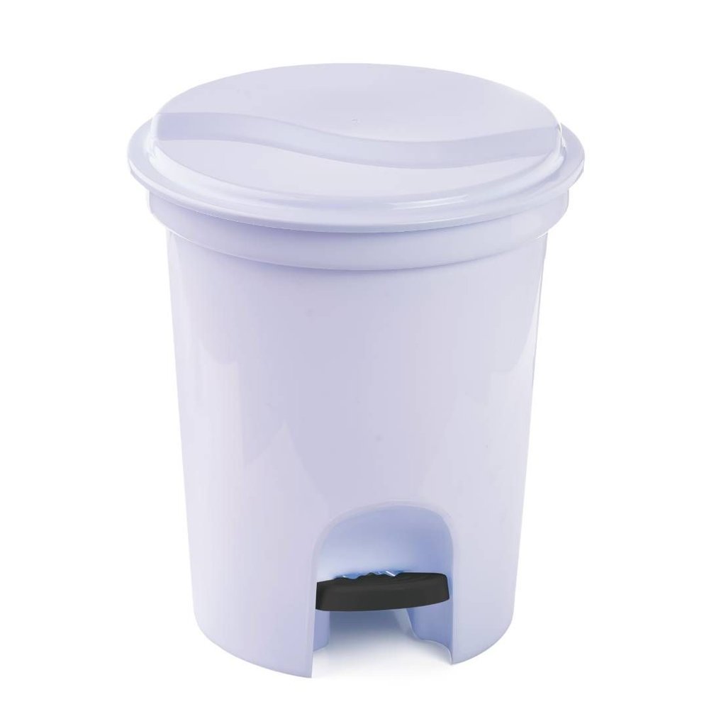 Lixeira com Pedal 13 Litros Plasvale Branco
