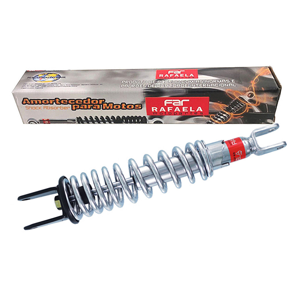 Amortecedor Moto Honda CB 400 450 Mola Cromada Far Rafaela