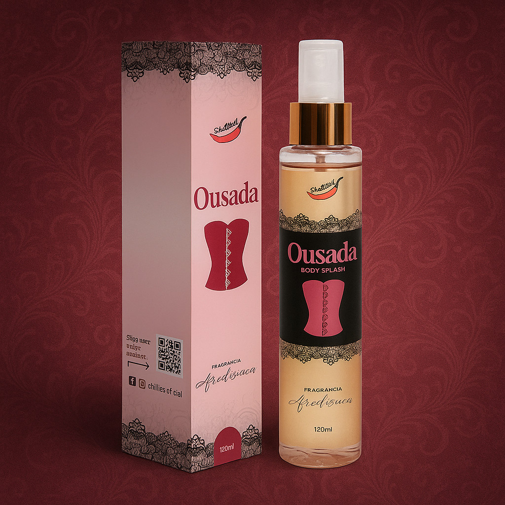 Body Splash Ousada Afrodisíaco Com Aroma Marcante Para Encantar e Seduzir Com Elegancia 120ml Chillies em Oferta na Shopee