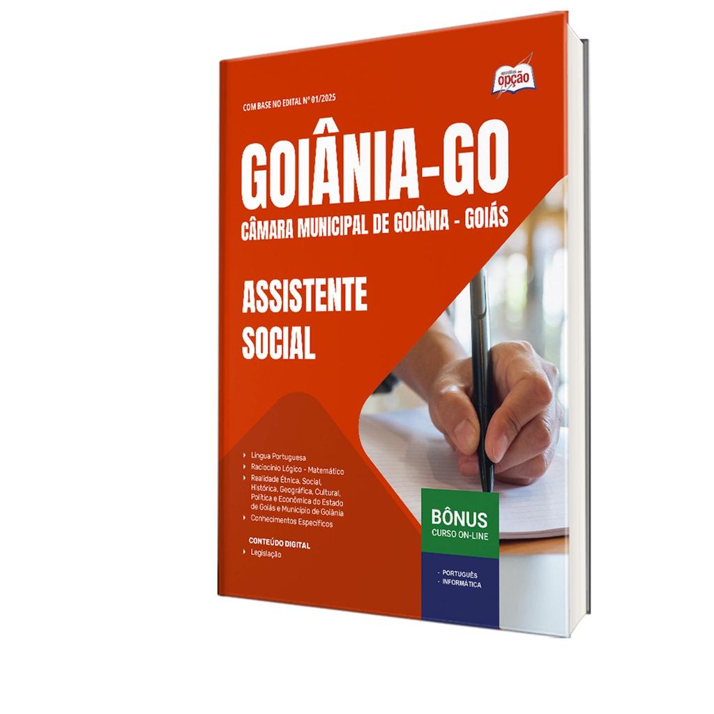 Apostila Câmara de Goiânia - GO  - Assistente Social
