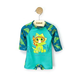 Macacão Menino Dino Roar Proteção UV - Kamylus em Oferta na Shopee