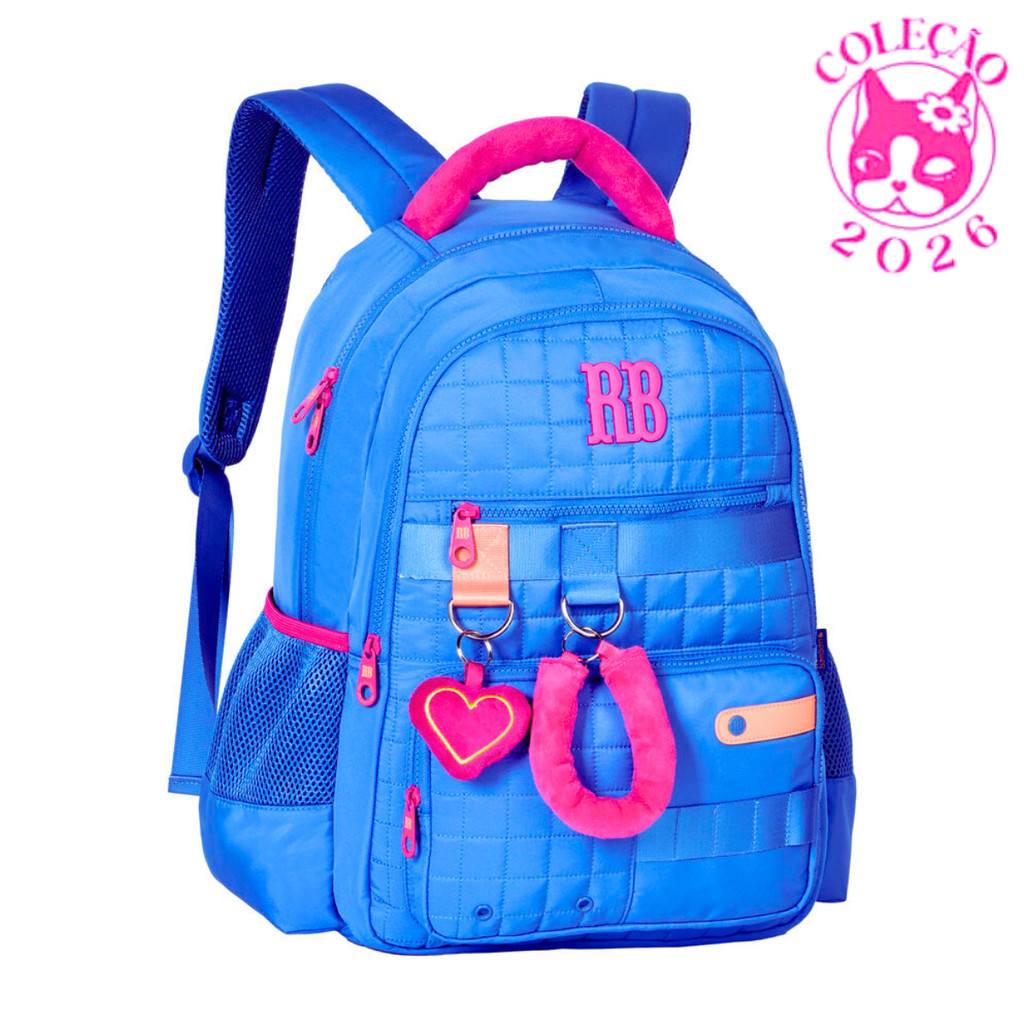 Mochila de Costas Rebecca Bonbon Plush-Clio Style Cor:Roxo Cor:Azul em Oferta na Shopee