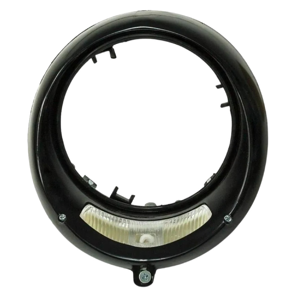 Aro Do Farol Tremendão Fusca Kombi Com Vigia Plástico Preto