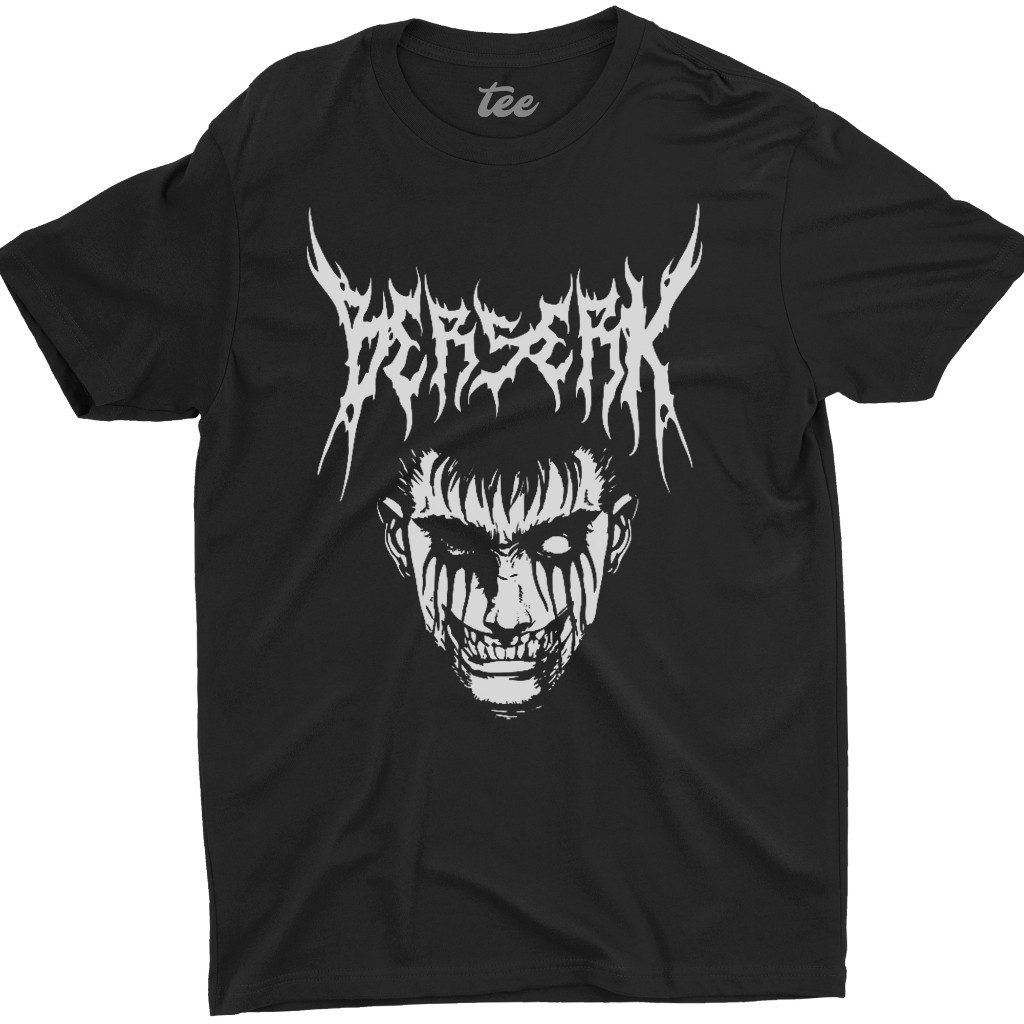 Camiseta Anime Berserk Guts Unissex 100% Algodão Premium Premium Estampa DTF Envio Em Até 4 Horas Envio Relâmpago