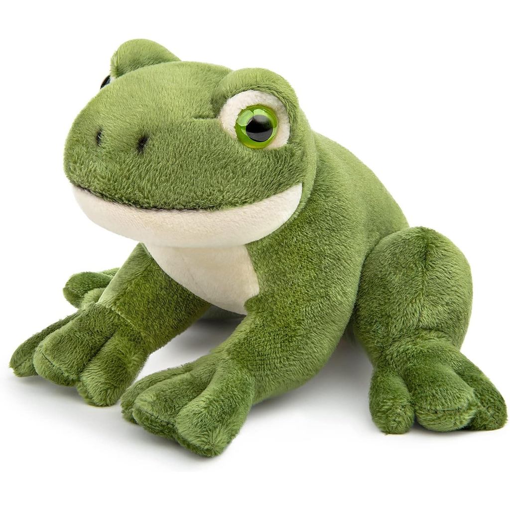 6.3 Polegada Simulação Verde Realista Sapo Brinquedo De Pelúcia Super Macio Reptilian Animais Plushie Boneca Para Crianç