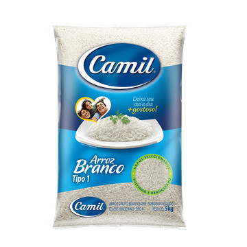Arroz branco 5kg tipo 1 Camil em Oferta na Shopee