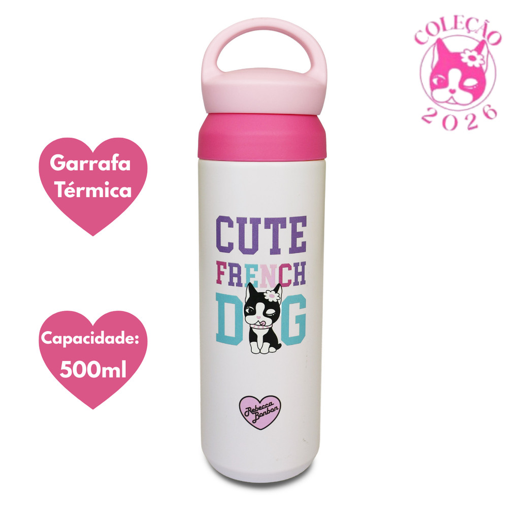 Garrafa Térmica 500ml Rebecca Bonbon-Modelo:Bottle Satin-Bc em Oferta na Shopee